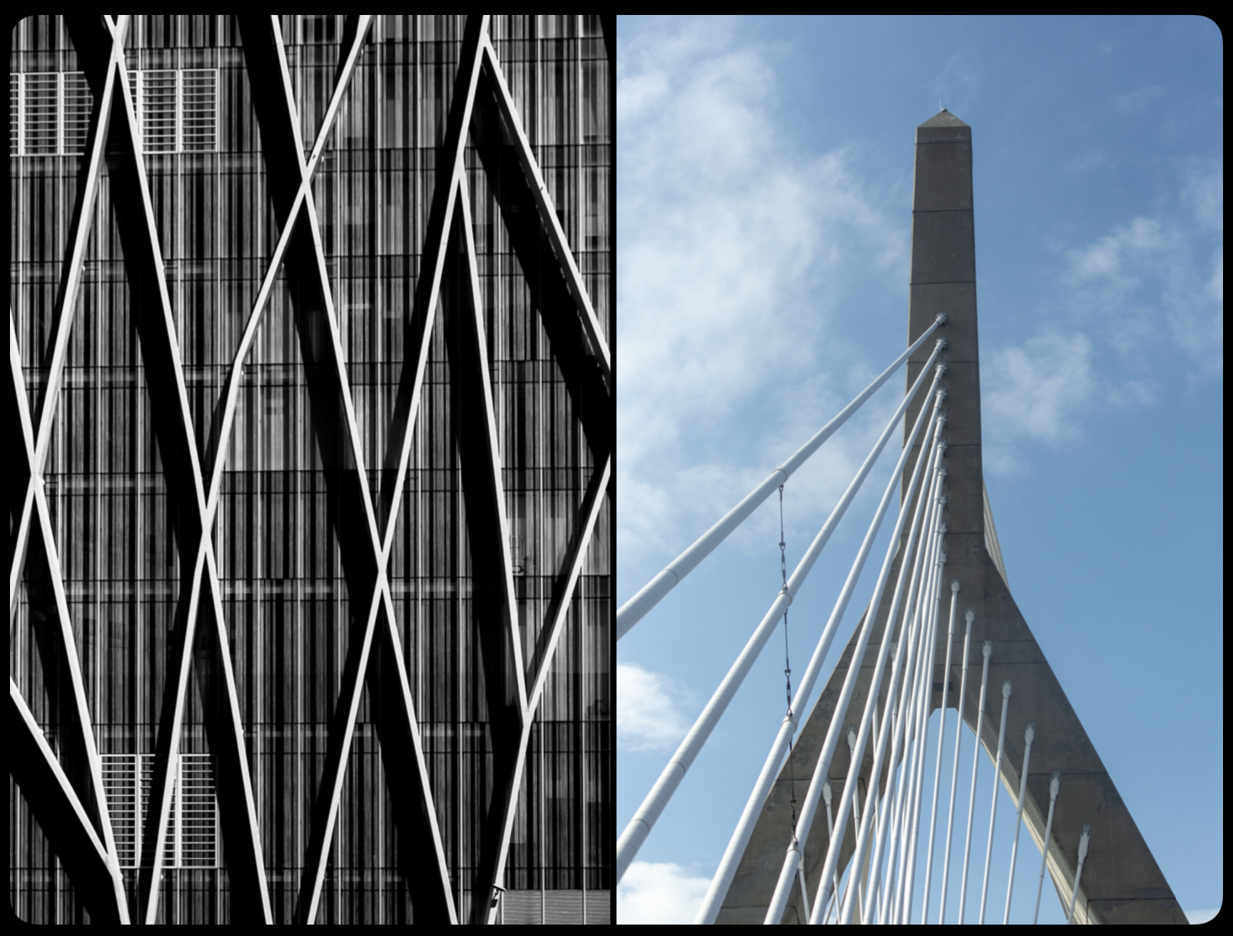 Smart photo pairing with seamless crossfades